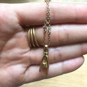 Gold “Rock-On” Necklace